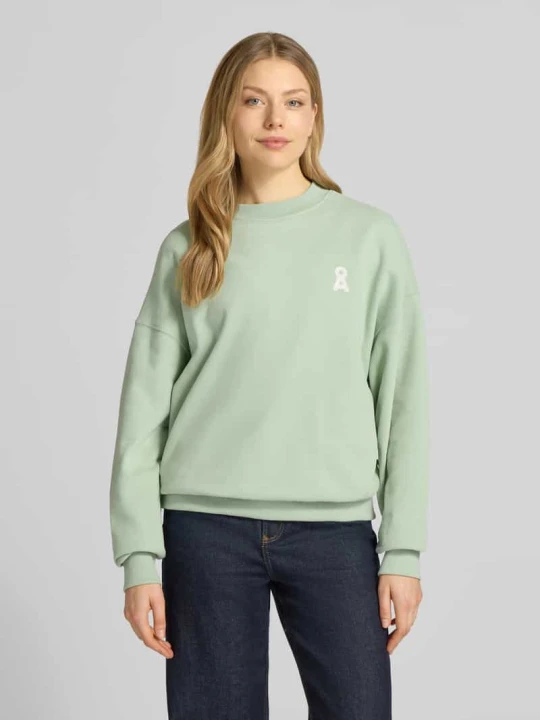 Zdjęcie produktu Bluza dresowa o kroju oversize z czystej bawełny organicznej model 'ICONIC A ALIZAA' ARMEDANGELS Miętowy