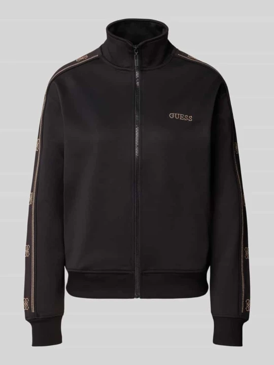 Zdjęcie produktu Bluza dresowa o kroju relaxed fit z elastycznej mieszanki wiskozy Guess Czarny