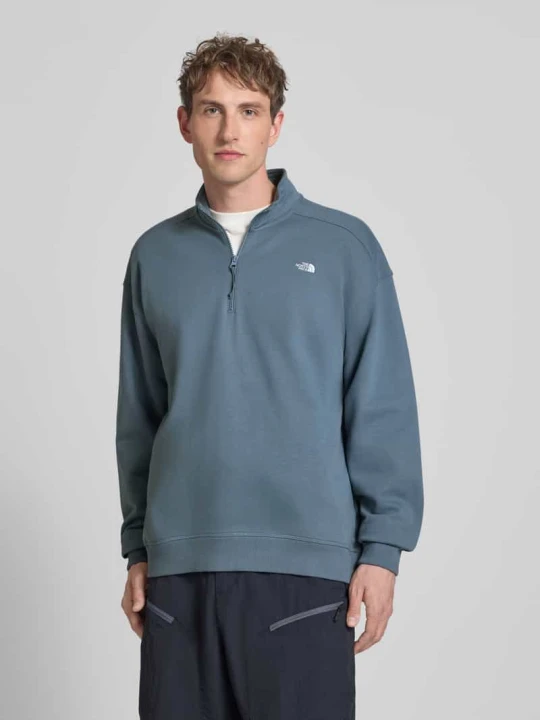 Zdjęcie produktu Bluza dresowa o kroju relaxed fit ze stójką i zamkiem błyskawicznym The North Face