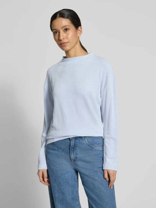 Zdjęcie produktu Bluza dresowa o kroju relaxed fit ze stójką model 'Serata' Opus Jasnoniebieski