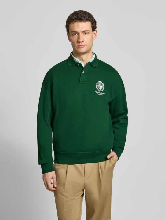 Zdjęcie produktu Bluza dresowa o regularnym kroju z mieszanki bawełny Polo Ralph Lauren Ciemnozielony