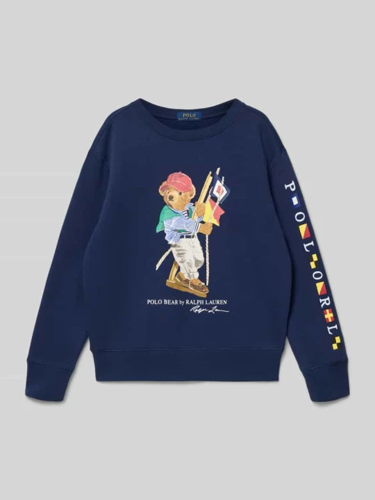 Zdjęcie produktu Bluza dresowa o regularnym kroju z mieszanki bawełny Polo Ralph Lauren Granatowy