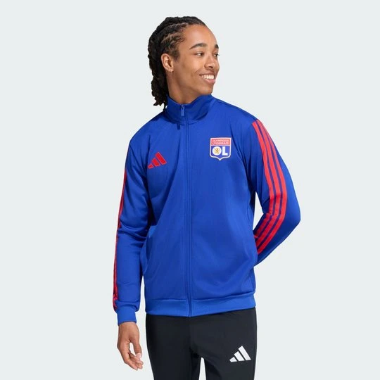 Zdjęcie produktu Bluza dresowa Olympique Lyonnais DNA Adidas Semi Lucid Blue