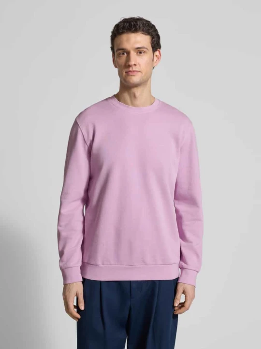Zdjęcie produktu Bluza dresowa z czystej bawełny, krój regular fit Marc O'Polo Jasnofioletowy