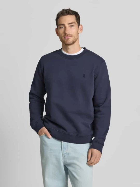 Zdjęcie produktu Bluza o kroju regular fit z czystej bawełny model 'BAARO' ARMEDANGELS Granatowy