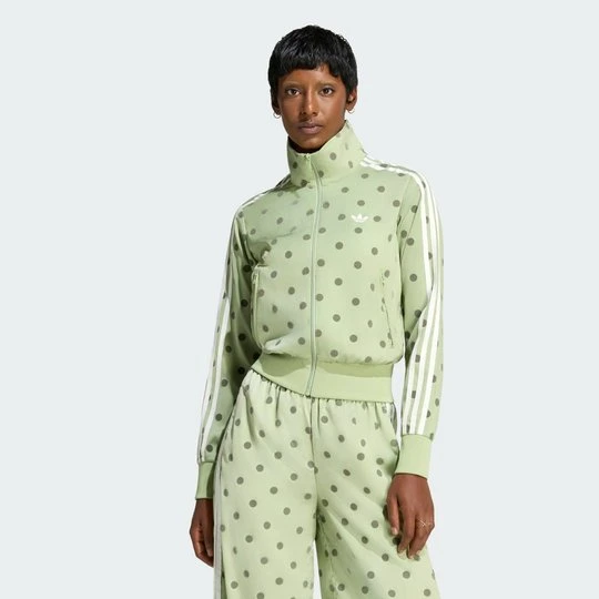 Zdjęcie produktu Bluza dresowa SATIN POLKA DOTS TT Adidas Magic Lime
