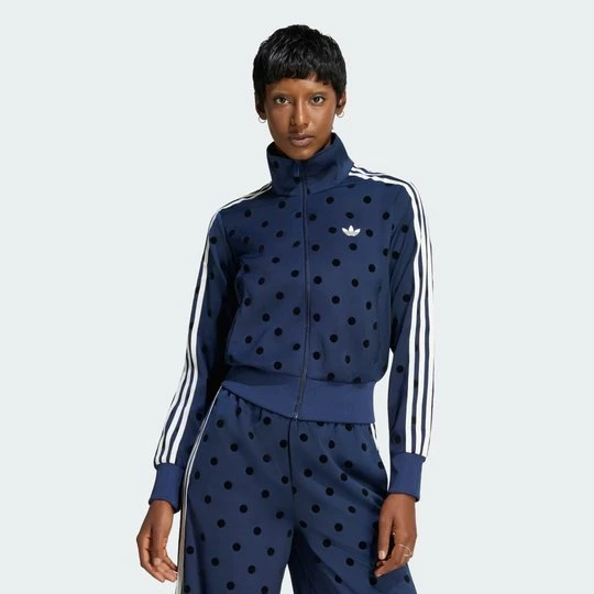 Zdjęcie produktu Bluza dresowa SATIN POLKA DOTS TT Adidas Night Indigo