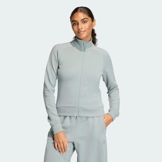 Zdjęcie produktu Bluza dresowa Soft Lux Slim Adidas Wonder Sage