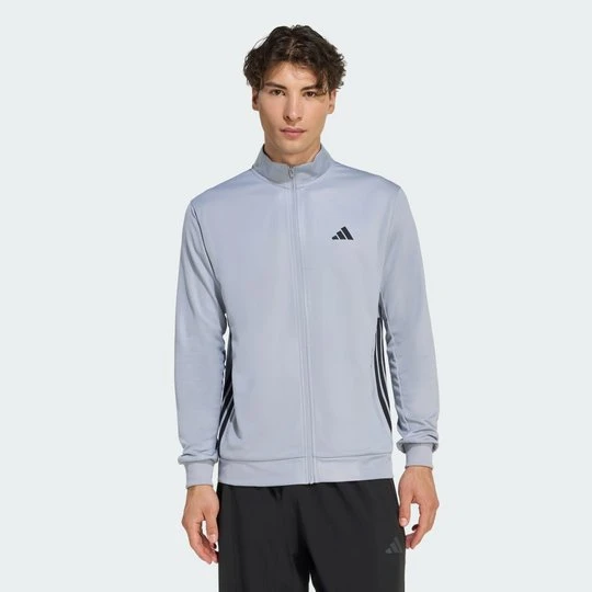 Zdjęcie produktu BLUZA DRESOWA WORKOUT ESSENTIALS ALL-SET 3-STRIPES KNIT TRACK TOP Adidas