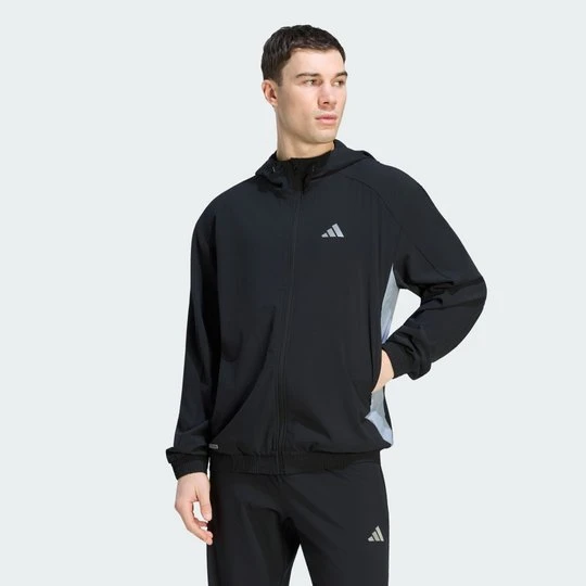 Zdjęcie produktu BLUZA DRESOWA Z BLOKAMI KOLORÓW TECH APPAREL Adidas