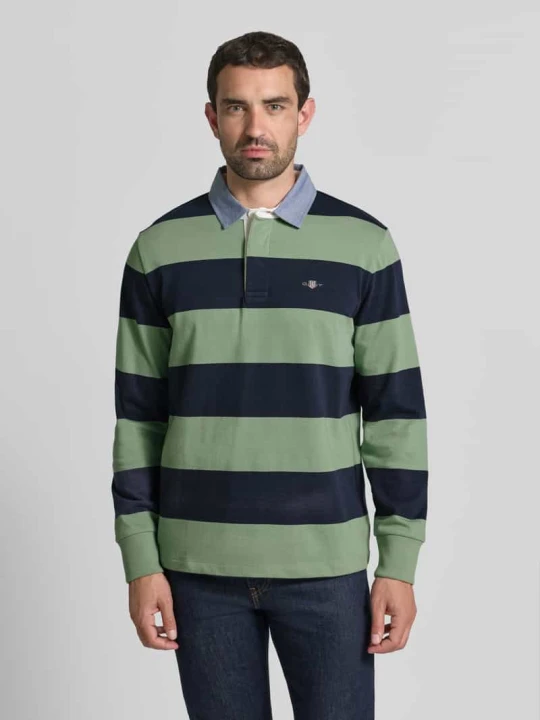 Zdjęcie produktu Bluza dresowa z czystej bawełny, krój regular fit Gant Miętowy