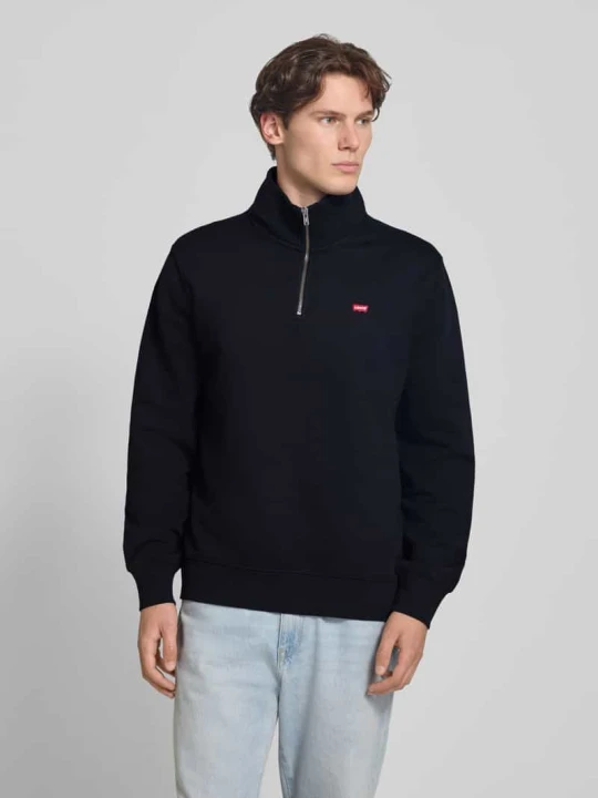 Zdjęcie produktu Bluza dresowa z czystej bawełny, krój regular fit Levi's Czarny