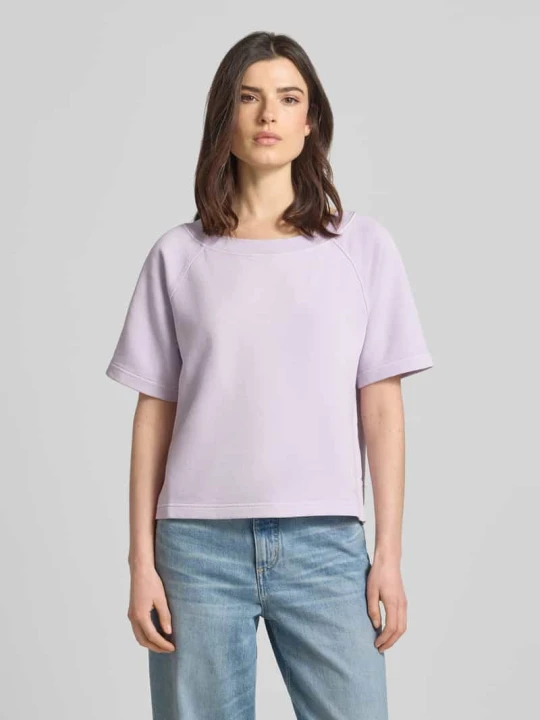 Zdjęcie produktu Bluza dresowa z czystej bawełny, krój regular fit Marc O'Polo Jasnofioletowy
