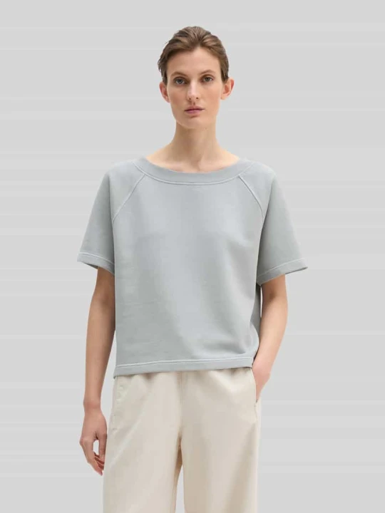 Zdjęcie produktu Bluza dresowa z czystej bawełny, krój regular fit Marc O'Polo Błękitny