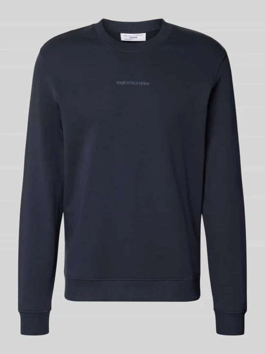 Zdjęcie produktu Bluza dresowa z czystej bawełny, krój regular fit Marc O'Polo Granatowy