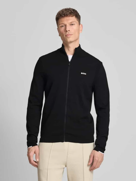 Zdjęcie produktu Bluza dresowa z czystej bawełny, krój regular fit, model 'KN_EVER-X FZ' Boss Czarny