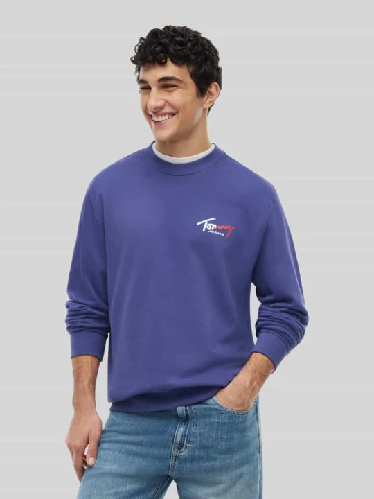 Zdjęcie produktu Bluza dresowa z czystej bawełny, krój regular fit Tommy Jeans