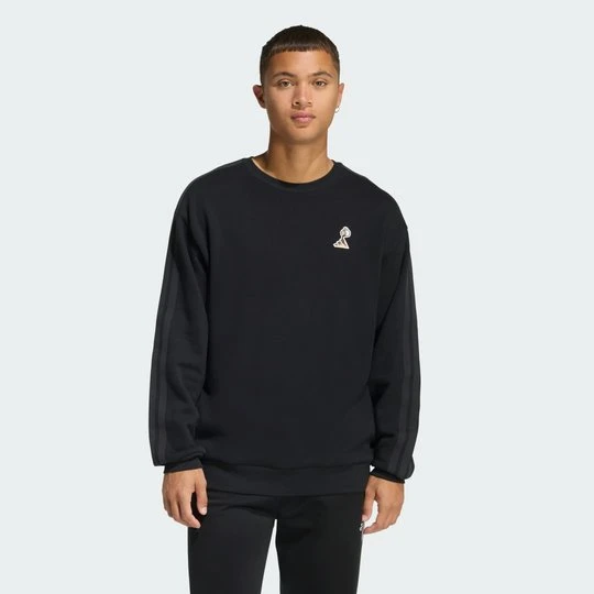 Zdjęcie produktu BLUZA DRESOWA Z GRAFIKĄ LUX COFFEE CAFE POUR Adidas czarny