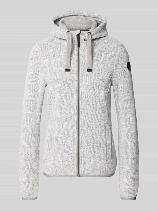 Zdjęcie produktu Bluza dresowa z kapturem z logo, krój regular fit G.I.G.A. DX Złamany biały