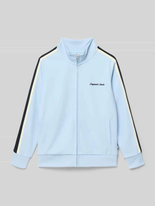 Zdjęcie produktu Bluza dresowa z kieszeniami wpuszczanymi model 'COTEDAZUR' Jack&Jones Błękitny
