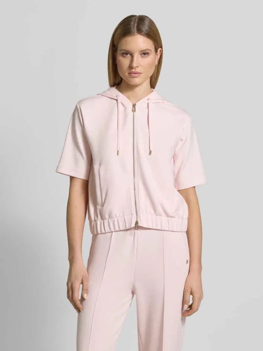 Zdjęcie produktu Bluza dresowa z krótkim rękawem model 'Therese' JOOP! Jasnoróżowy