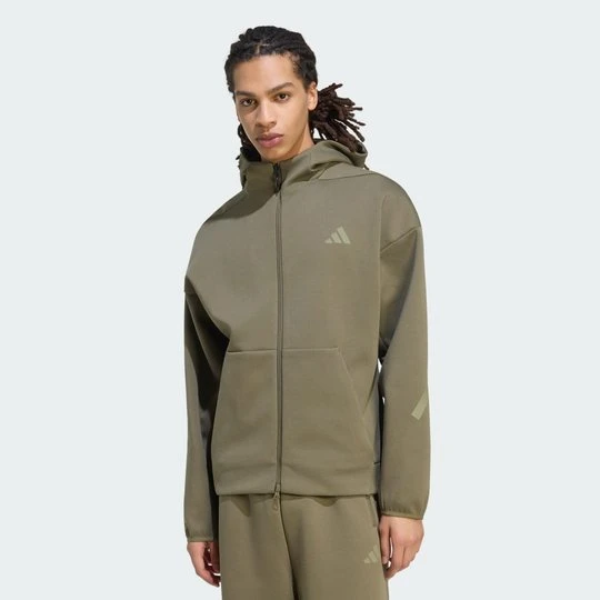 Zdjęcie produktu Bluza dresowa z suwakiem na całej długości ADIDAS Z.N.E. Olive Strata