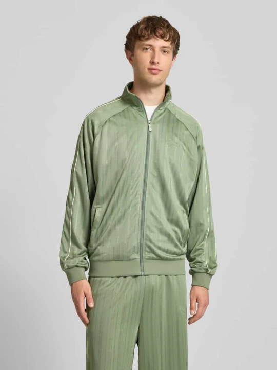 Zdjęcie produktu Bluza dresowa z wysoką stójką, krój regular fit Karl Kani Oliwkowy