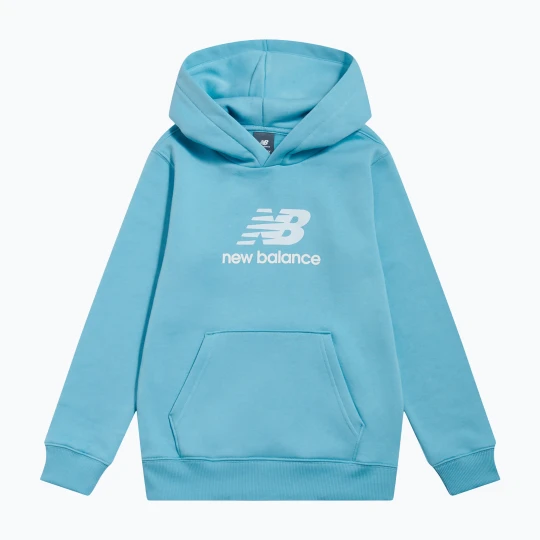 Zdjęcie produktu Bluza dziecięca New Balance BB Stacked Logo Hoodie taffy blue
