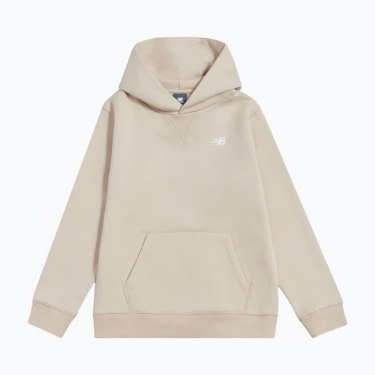 Zdjęcie produktu Bluza dziecięca New Balance Brush Back Small Logo Hoodie timberwolf Beżowy