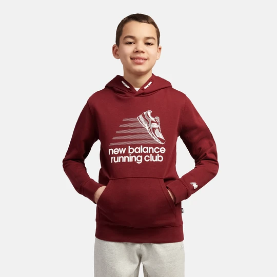 Zdjęcie produktu Bluza dziecięca New Balance LAKB0347MHB – bordowa