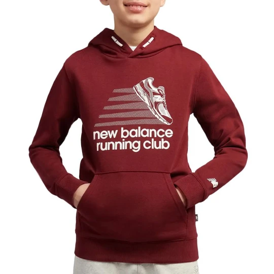 Zdjęcie produktu Bluza dziecięca New Balance LAKB0347MHB - bordowa