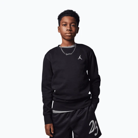 Zdjęcie produktu Bluza dziecięca Jordan JDB Brooklyn Fleece Essential Crew black
