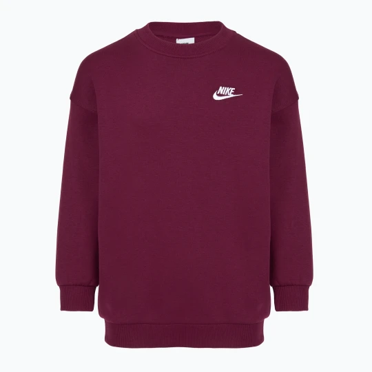 Zdjęcie produktu Bluza dziecięca Nike Sportswear Club Fleece bordeaux/white Bordowy