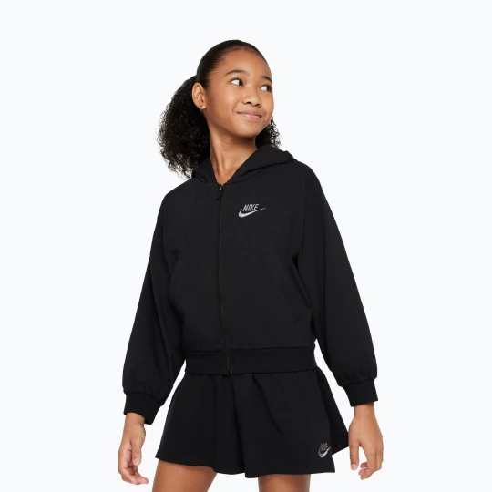 Zdjęcie produktu Bluza dziecięca Nike Sportswear Full Zip Hoodie black/flat pewter