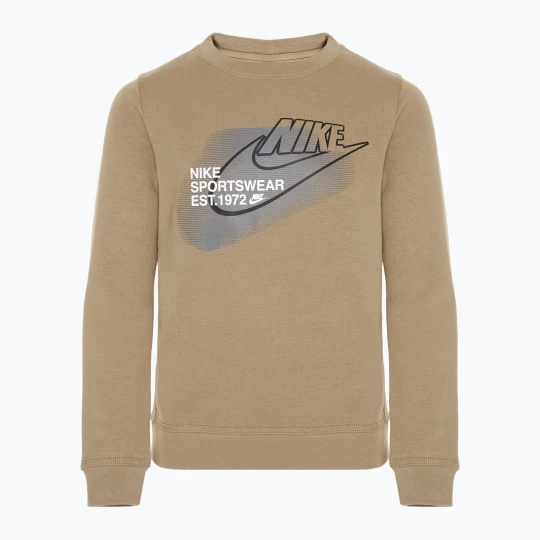 Zdjęcie produktu Bluza dziecięca Nike Sportswear Standard Issue Crew-Neck khaki Brązowy