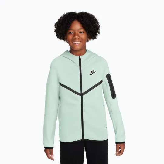 Zdjęcie produktu Bluza dziecięca Nike Sportswear Tech Fleece Full Zip barely green/black/black