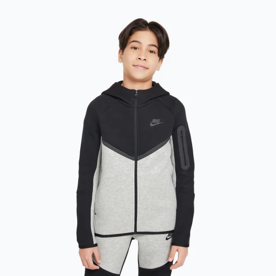 Zdjęcie produktu Bluza dziecięca Nike Sportswear Tech Fleece Full Zip dark grey heather / black / black / black