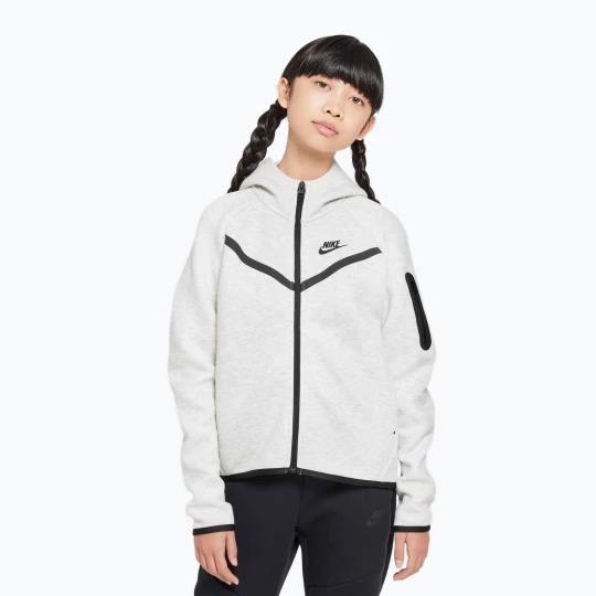 Zdjęcie produktu Bluza dziecięca Nike Sportswear Tech Fleece light grey / heather / black / black