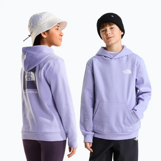 Zdjęcie produktu Bluza dziecięca The North Face Evolution Box NSE Pullover Hoodies pale plum Fioletowy