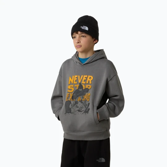 Zdjęcie produktu Bluza dziecięca The North Face Sports Oversized Hoodie Graphic smoked pearl Szary