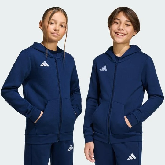 Zdjęcie produktu Bluza dziecięca z kapturem i suwakiem na całej długości Entrada26 Adidas