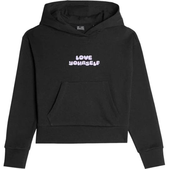 Zdjęcie produktu Bluza dziewczęca 4FJAW23TSWSF645 4F Czarny