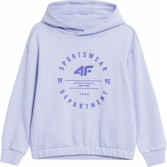 Zdjęcie produktu Bluza dziewczęca 4FJSS23TSWSF218 4F Fioletowy