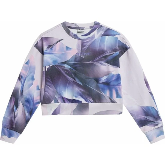 Zdjęcie produktu Bluza dziewczęca 4FJSS23TSWSF276 4F Fioletowy