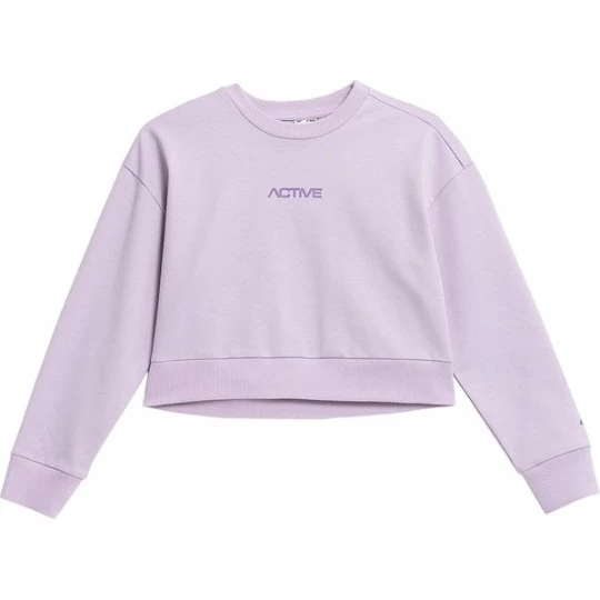 Zdjęcie produktu Bluza dziewczęca 4FJSS23TSWSF276 4F Fioletowy