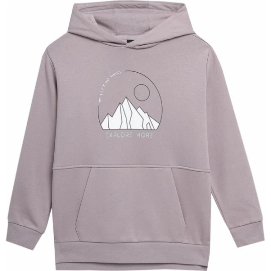 Zdjęcie produktu Bluza dziewczęca 4FJSS23TSWSF277 4F Fioletowy