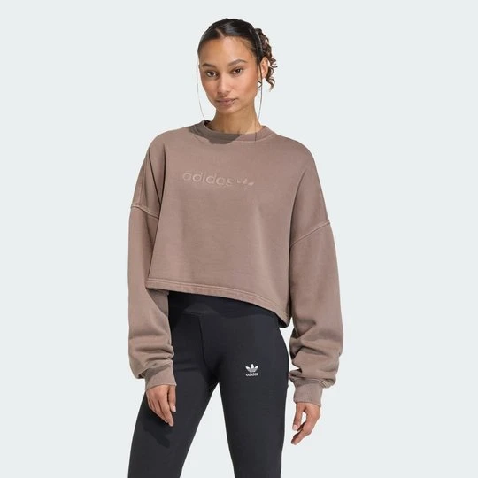 Zdjęcie produktu BLUZA ESSENTIALS LINEAR CROPPED Adidas Earth Strata