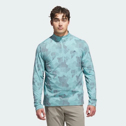 Zdjęcie produktu Bluza Go-To Printed Quarter-Zip Adidas Mint Ton