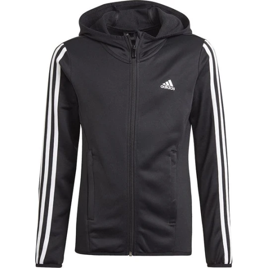 Zdjęcie produktu Bluza juniorska Designed 2 Move 3-Stripes Hoodie Adidas Czarny