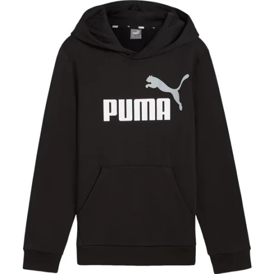 Zdjęcie produktu Bluza juniorska ESS+ 2 Col Big Logo Hoodie Puma Czarny